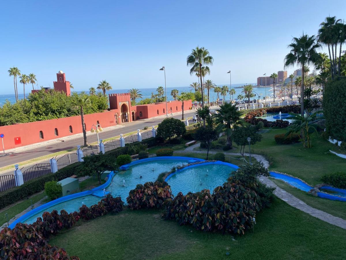 Modern Sea View Studio In Benal Beach Benalmádena Kültér fotó